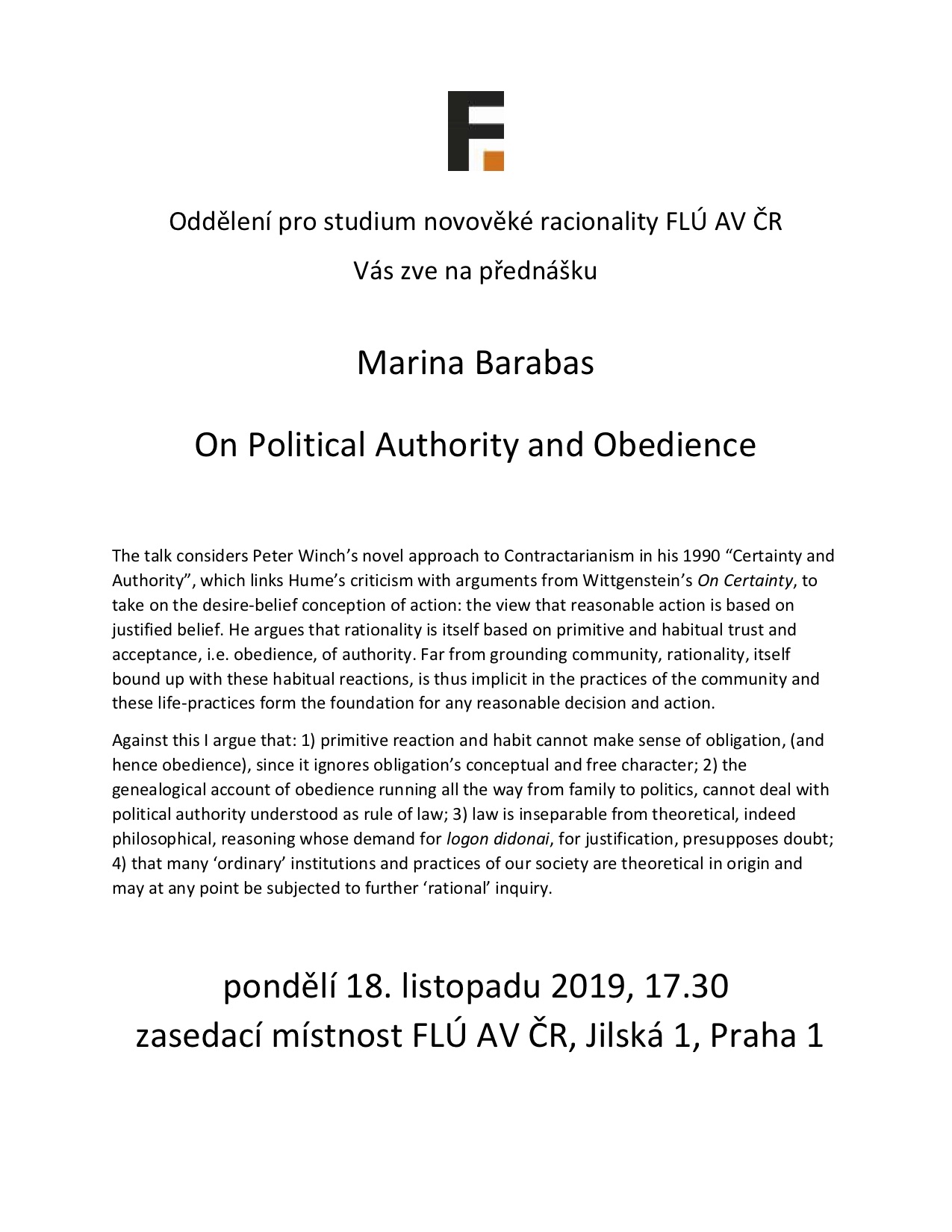 Barabas Political Authority