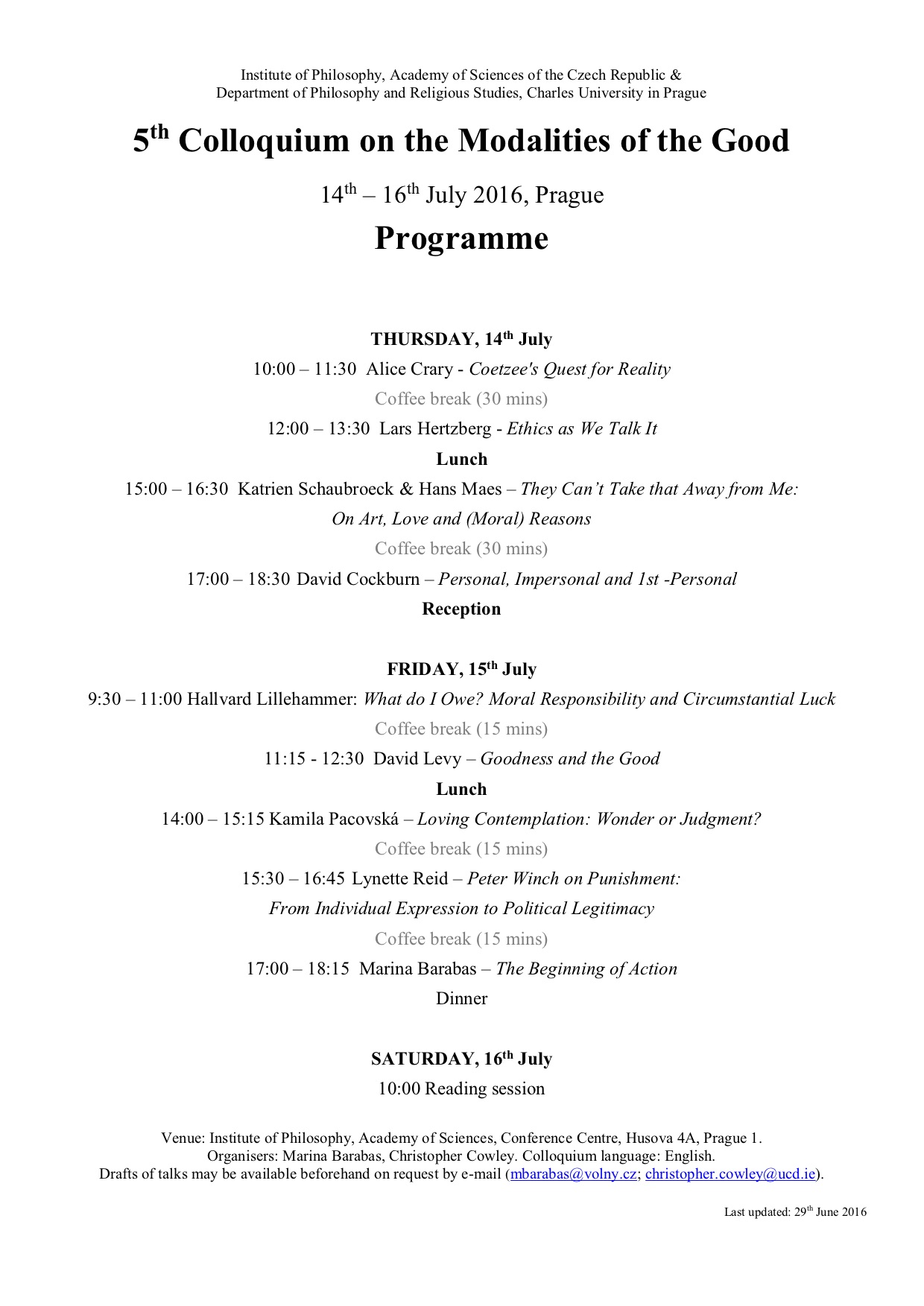 Colloquium5 Programme2016